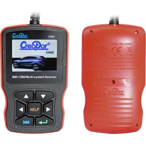 High quality C502 original SW upgraded online C.reator C 502 auto fault Benz & OBD2 detection diagnosis instrument car decoder