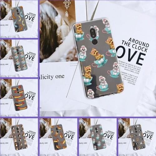Back Cover For Meizu 16Xs 16s 17 Pro 16T Soft Cute Dog Cat Puppy Kawaii Funny Silicone Phone Case For Meizu X8 M10 Note 8 9