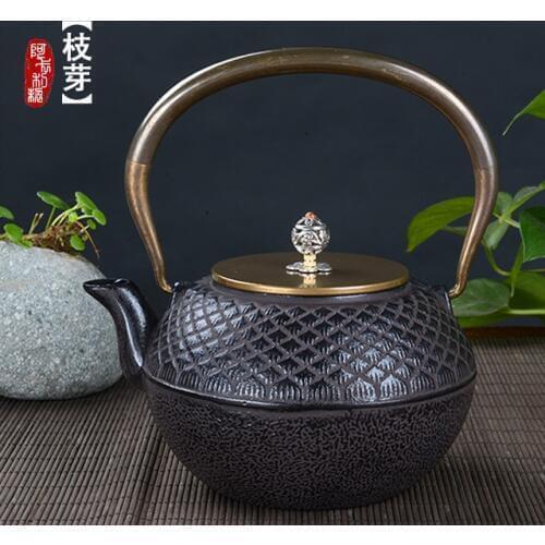 Iron pot uncoated cast iron teapot kettle Japan iron pot kung fu tea pot