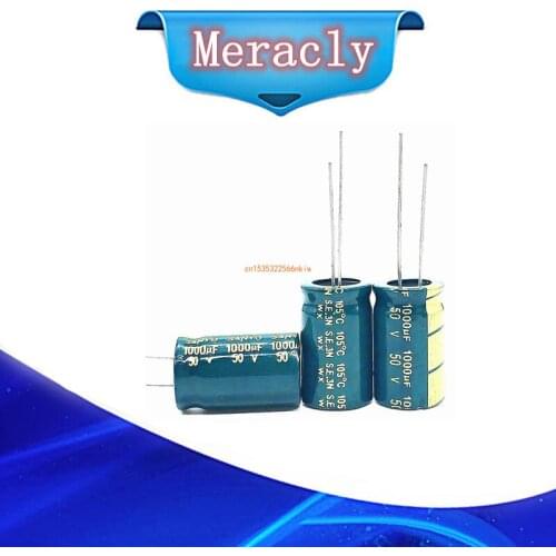 20pcs/lot T16 high frequency low impedance 50V 1000UF aluminum electrolytic capacitor size 13*20 1000UF 50V 20