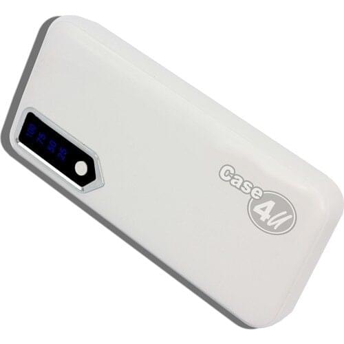 Case 4U 10000 mAh Portable Quick Charger-Dual USB Output Powerbank Built-In LED Flashlight LED Indicator Shipping From turkey