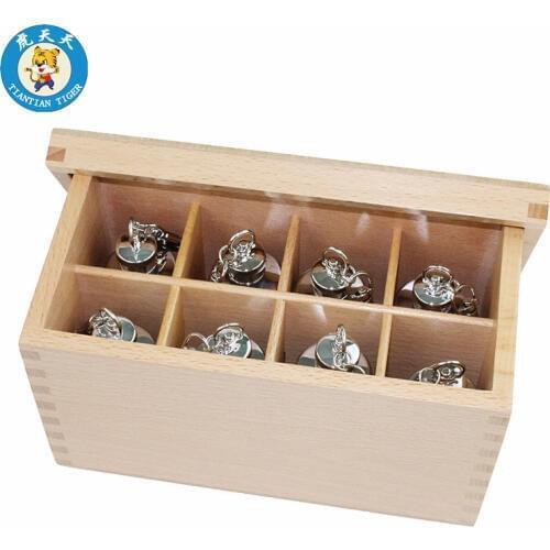 Montessori Baby Sensory Toys Kids Early Education Preschool Training Toys Thermic Bottles 4 Pairs With Box