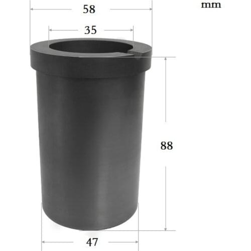 Graphite Crucible Metal Melting Scrap Furnace for Gold Silver Brass Copper