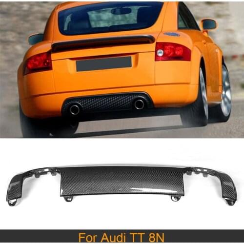 Carbon Fiber Rear Bumper Lip Diffuser for Audi TT 8N 2004 2005 2006 Sport Coupe Convertible 2 Door