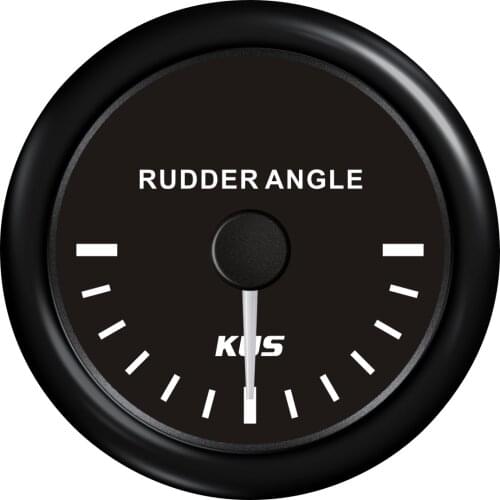 KUS Boat Rudder Angle Indicator Boat Angle Indicator Gauge 0-190ohms 12/24V 52mm