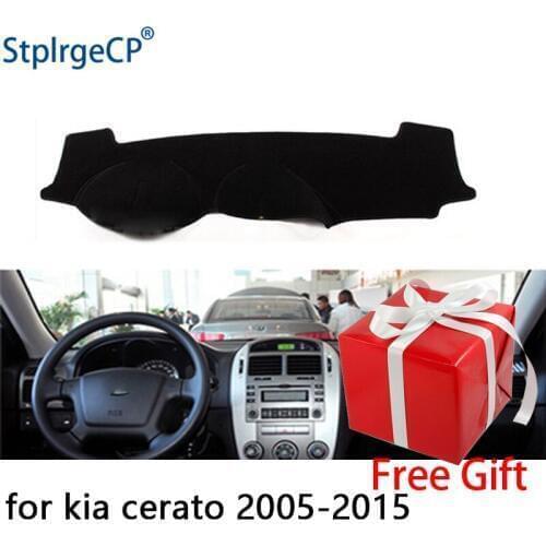 For kia cerato 2005-2015 dashboard mat Protective pad Shade Cushion Pad interior sticker car styling accessories