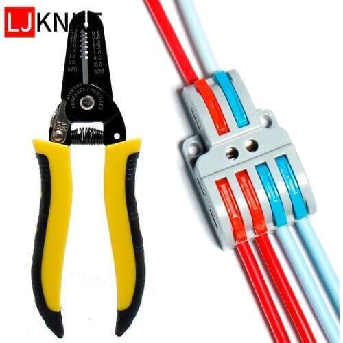 Multiport PCT fast wire splitter soft hard connectors durable insulation flame multifunctional fitter tool cutters Peeler tong
