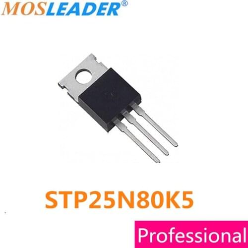 Mosleader STP25N80K5 TO220 10PCS 25N80 N-Channel 800V 19.5A Original High quality