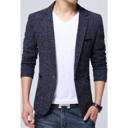 2021 New Spring Fashion Casual Men Blazer Slim Korea Style Suit Blazer Male Suits Jacket Blazers Men Clothing Asian Size 5XL