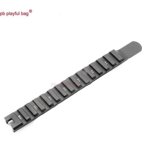 PB Playful bag Outdoor sports toy Jinming 13 upper guide rail HK416 gel ball gun upgrade material modification accessories QG04
