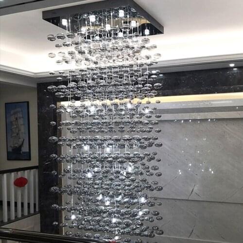 Glass ball chandelier postmodern smoke gray glass ball chandelier villa hall chandelier glass for chandeliers led chandelier
