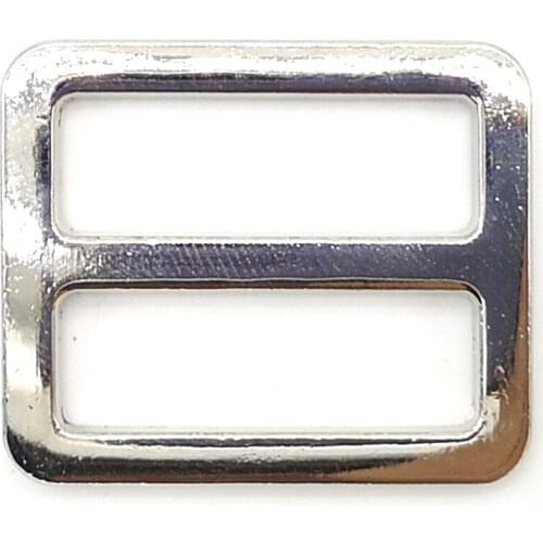 ZENTEII Metal Shoulder Bag Strap Belt Web Rectangle Adjustable Tri-glide Pin Buckle Slider Garment Leather Craft Accessories