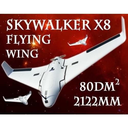 Latest Version Skywalker White X8 Airplane FPV Flying Wing 2122mm RC Plane New Arrival 2 Meters x-8 EPO Large Remote Control Toy