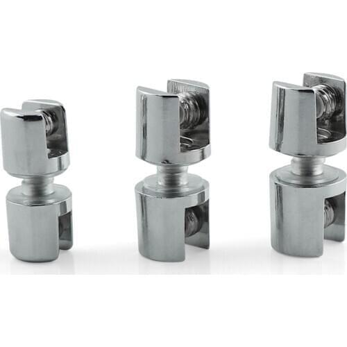 Glass clamp brackets for shelves Mirror in the bathroom fastening Zinc alloy fastening of glass furniture 6-8M 8-10MM 10-12MM