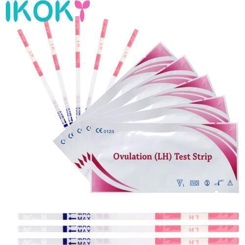 IKOKY 20Pcs Ovulation Urine Test Strips First Response Over 99% Accuracy LH Tests LH Ovulation Test Strips Pregnancy Test