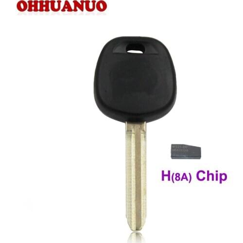 Transponder Key With H (8A) Chip 128 Bit for Toyota Rav4 Corolla 2013 2014