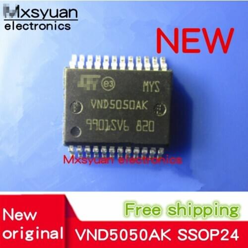 10PCS~50PCS/LOT VND5050AK VND5050AK-E VND5050AKTR-E SSOP24 New original