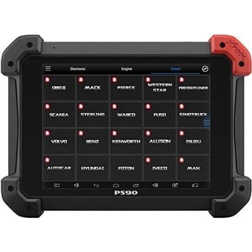 XTOOL PS90 HD OBD2 Automotive OBDII Truck Diesel Only Diagnostic Tool Heavy Duty Free Update Online