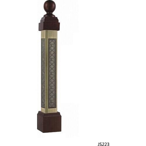 Freeshipping 1200mm JS223 Column Customade Floor Mount Newel Handrail Armrest Post Pillar Pole for Staircase