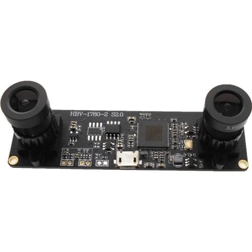 OV9732 binocular sync camera module 72 / 100 degree 1 million pixel HD module face recognition AR depth detection HBV-1780-2
