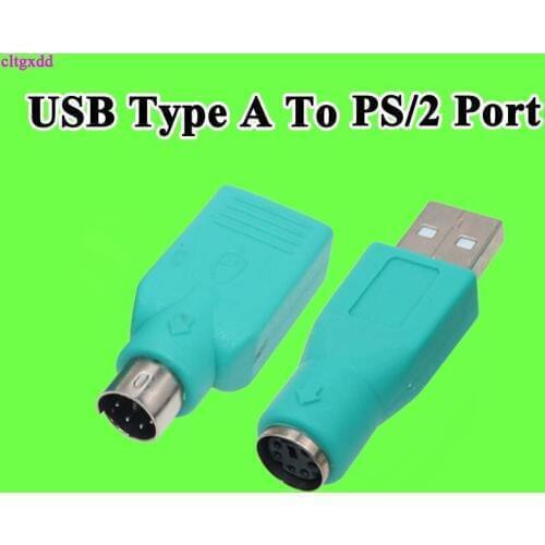 Cltgxdd 2019 USB Type A Female To PS/2 Port Male Adapter Converter Keyboard Mouse Mice Computer PC