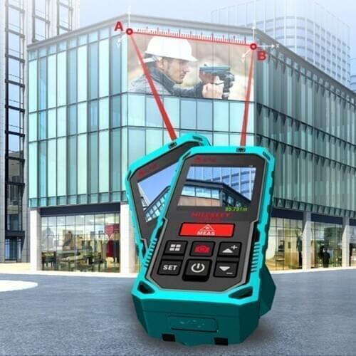 Mileseey P7 Bluetooth Laser Rangefinder with Rotary Touch Screen Rechargerable Laser Meter with Camera