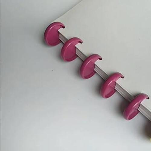 Yiwi Me 24mm Diameter Disc Binding Supplies For Happy Planner Binder Notebook Accessories Office And School Supplies 6pcs/set