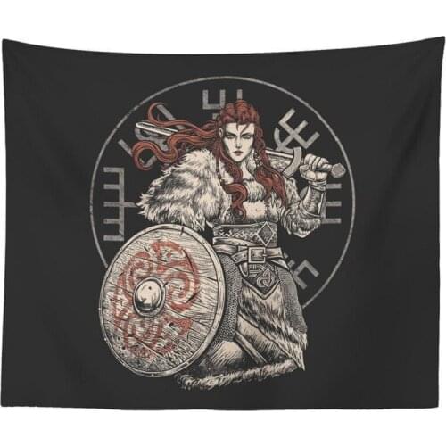 Viking Eagle Tapestry Mysterious Viking Meditation Psychedelic Wall Hanging tapestry home Dorm Living Room Decoration