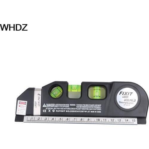 4 in 1 Infrared Laser Level Cross Line Laser Tape with 2.5m Measure Tape multifunction laser level tools
