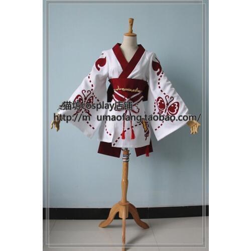 Game FINAL FANTASY XIV Hewlan Kimono Yukata Cosplay Costume Halloween Outfit Custom-made for Women