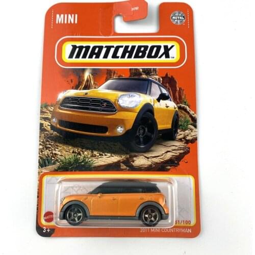 2021 Matchbox Cars 2011 MINI COUNTRYMAN 1/64 Metal Diecast Collection Alloy Model Car Toys