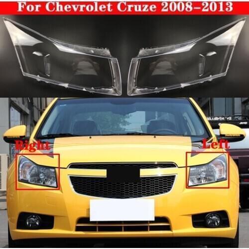 For Chevrolet Cruze 2008-2013 Car Front Headlight Cover Headlamp Lampshade Lampcover Head Lamp light glass Cover Lens Shell Caps