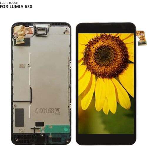 KUERT 4.5" LCD For Nokia Lumia 630 635 RM-977 RM-978 LCD Display Touch Screen Digitizer Assembly With Frame + Free Tools