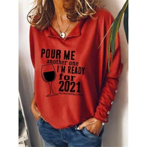 Summer T Shirt Women letter printed t-shirts casual long-sleeved T Female Tee Tshirts dropshipping AYJ208