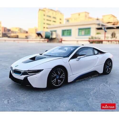 Rastar 1:24 BMW i8 concept car supercar Static Simulation Diecast Alloy Model Car Toy collection Christmas gift models car