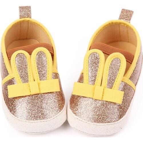 Spring Rabbit Soft First Walkers Newborn Baby Girls Boys Shoes Prewalker Sneaker Girls Soft Sole Warm Casual Flats Shoes