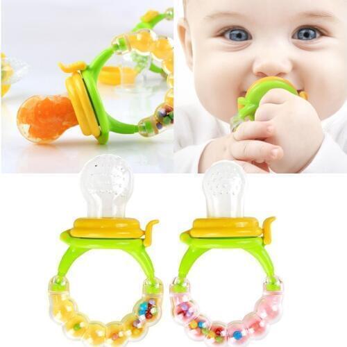 1Pcs Fresh Food Nibbler Baby Supplies Nipple Teat Pacifier Bottles Baby Pacifiers Feeder Kids Fruit Feeder Nipples Feeding Safe