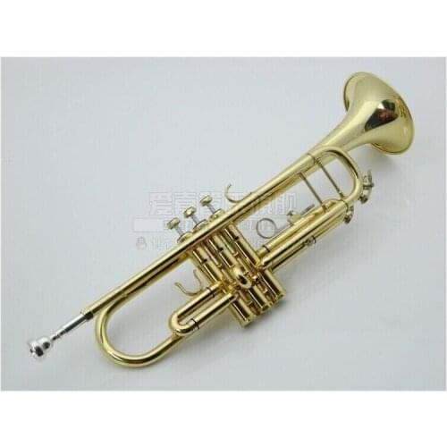 New De Xin Bb Trumpet LT180-43 Gold Lacquer Music Instruments Profesional Trumpets Student Included Case Mouthpiece Accessories