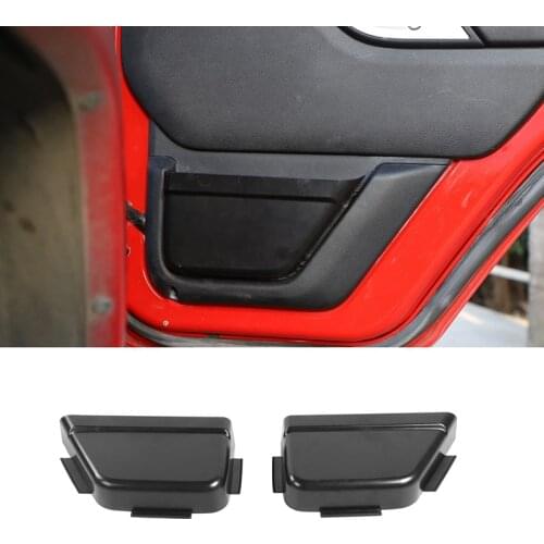 Car Rear Door Net Pocket Storage Box Organizer, Passenger Door Side Insert Storage Tray Organizer for Jeep Wrangler JK 2011-2017
