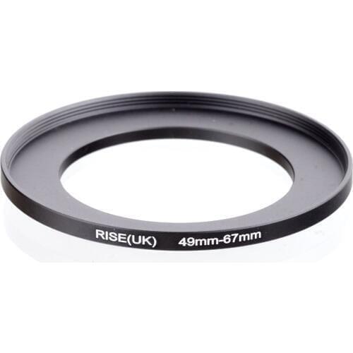 Original RISE(UK) 49mm-67mm 49-67mm 49 to 67 Step Up Ring Filter Adapter black
