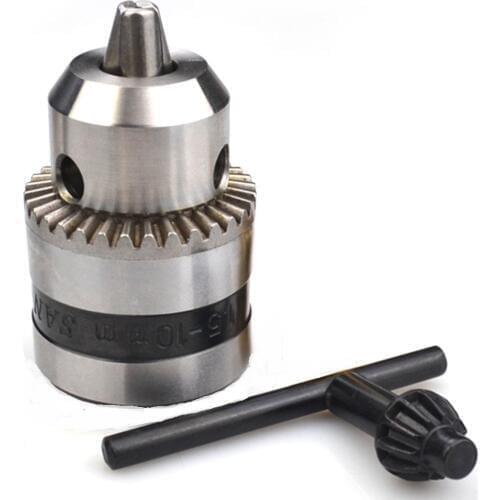 0.6-6mm B10 Electric Drill Chuck Taper Mounted Chuck for Mini Lathe DIY Accessories Dia 33mm