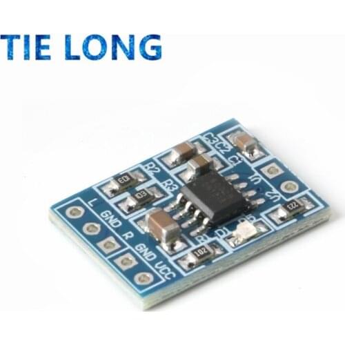 1pcs/lot Super Mini HXJ8002 Audio Power Amplifier Board Mono Channel Voice low noise Amplifiers Module 2.0-5.5V Replace PAM8403