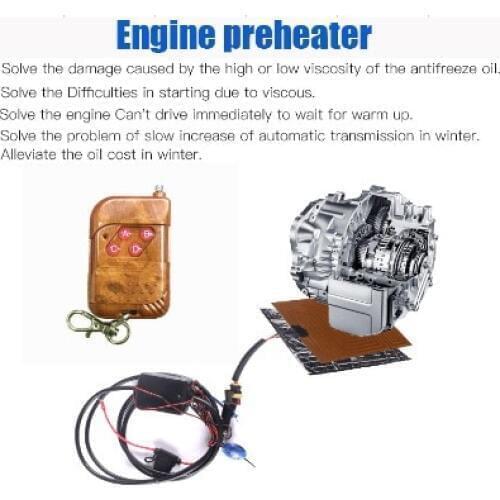 Engine Preheating Heating Car Auto Heater Fan with time setting Remote Controllers For styling oil diesel gasoline diesel engine