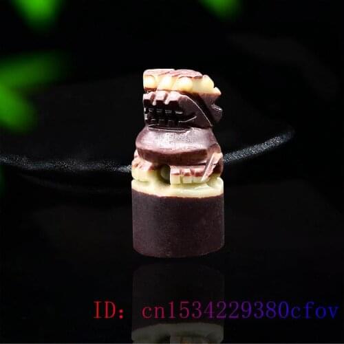 Jade Lion Figurines Statuette Fengshui Small Ornaments Handmade Sculptures Carved Jewelry Gemstone Gifts