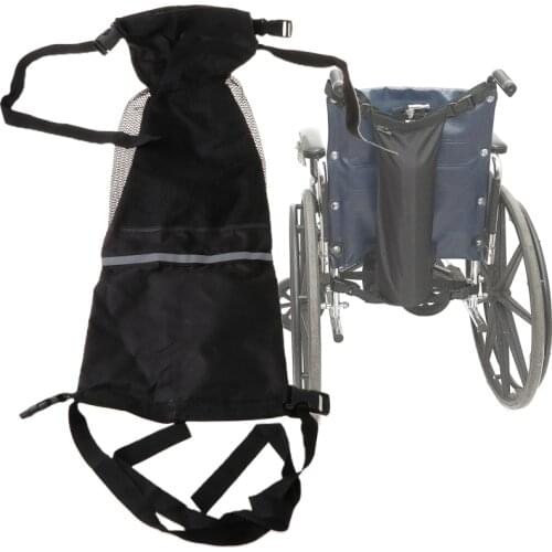 Wheelchair Oxygen Cylinder Bag Oxford Cloth Portable Storage Pouch Universal Wheel Chair Oxygen Tank Hanging Bags with Reflectiv
