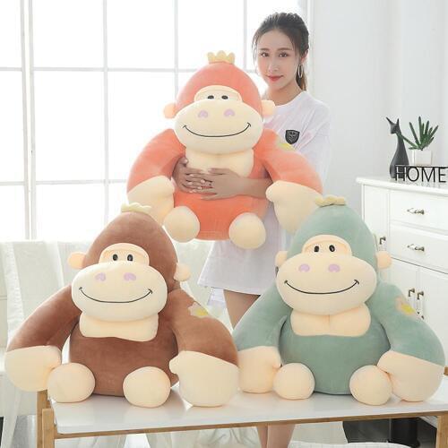 High quality 35/45/60cm cool king kong doll orangutan plush toy baby toys to send children birthday gifts Christmas gifts