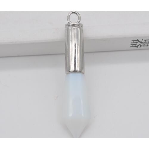 Opal Bead GEM Pendant Jewelry W025