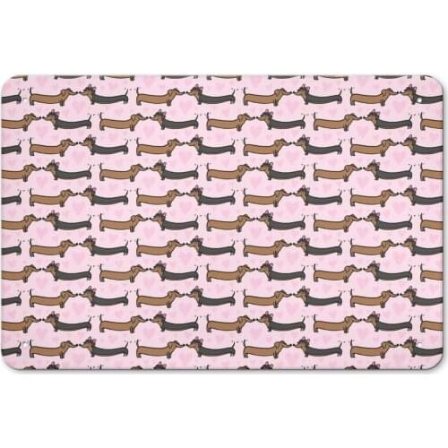 Tin Sign Dachshund Dog Love Pink Metal Decor Art Dachshund Pajamas for Men Dachshund Pajama Set Dachshund Sign Restaurant