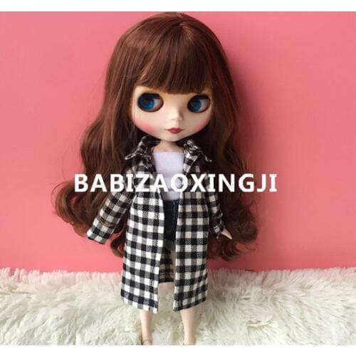 1/6 Fashion Blyth Doll Clothes Doll Accessories for barbi Shirt Coat Licca, Azone Doll