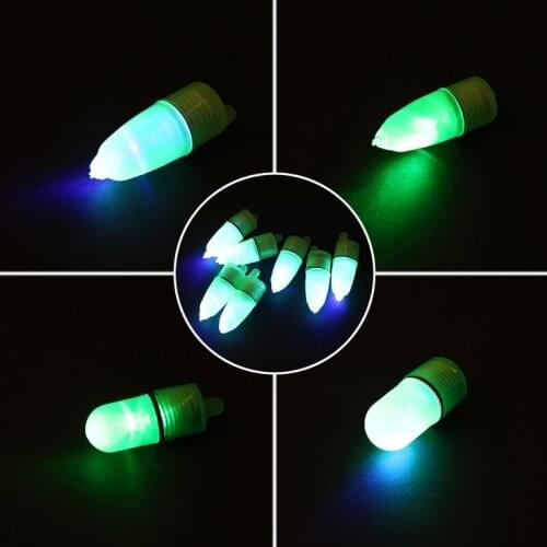 10pcs Night Float Fishing Rod Tip LED Light Alarm Bell Bite Carp Clip Alerter